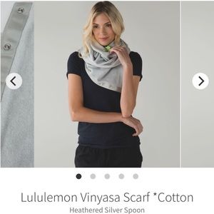 Lululemon 🍋 VINYASA SCARF cotton terry